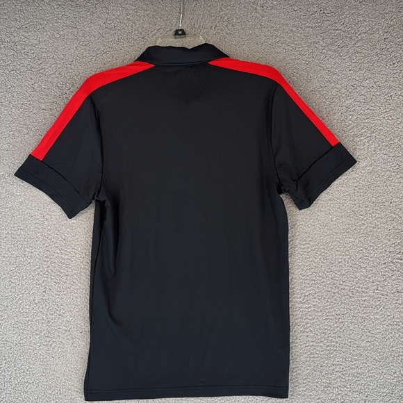 Texas Tech Red Raiders Under Armour Heatgear Men's small Polo Shirt black red - Picture 11 of 12
